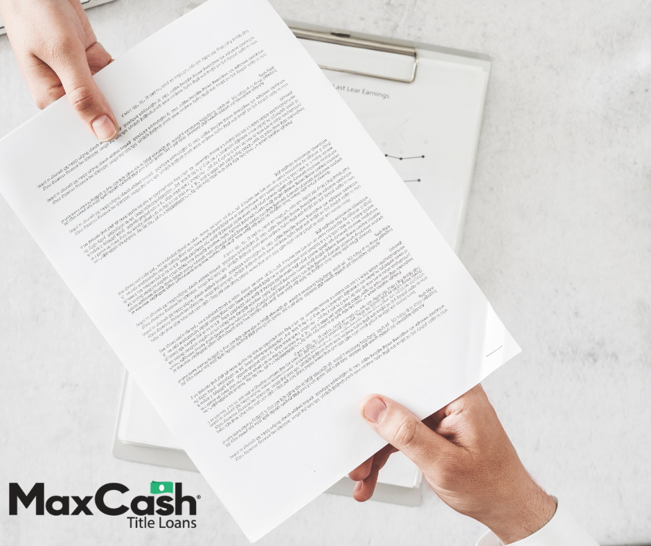title loans without proof of income